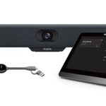 Yealink Meeting Bar A10 Microsoft Teams and Zoom Rooms on Android, Video Collaboration Bar, Small Rooms&Home Offices, for 1-5 people, Touch Panel