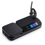 Yealink Bluetooth Wireless Mono Headset, Mobile/pc/deskphone,office Worker,4-mic Noise Cancellation 10h Talk Time (BH71 Workstation)