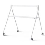 Yealink Floor stand for MeetingBoard 65' with Tray, Fit for Yealink MeetingBoard 65', Wheeled for easy transport Stable, Durable Base Practical, White