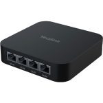 Yealink 4-port Poe Switch, Used For Connecting Yealink Meeting Room Cameras, Microphones & Speakers (RCH40)