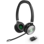 Yealink Wh62 Portable Dual Dect Wireless Headset, Microsoft Teams & Zoom Certified, Stereo, Wdd60 Dect Dongle, Usb Charging Cable, 2mics, Eos (TEAMS-WH62-D-P)