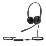 Yealink Uh34 Special Edition Dual Uc Usb Headset, Usb-c 3.5mm, Audio Clarity, Noise Cancelling Headset, Usb-c And 3.5mm, Leather Ear Cushions (UH34SE-D-UC-C)