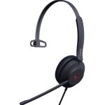 Yealink Uh35 Mono Uc Usb-c/a Wired Headset, Microsoft Teams & Uc Certified, Dual Noise-canceling Microphones Usb-a / 35mm Speaker, Lightweight (UH35-M-UC-C/A)