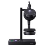 Yealink Wh62 Dual Teams Dect Wireless Headset With Busylight, Leather Ear Cushions, Acoustic Shield Technology, Built-in Microphone (WH62-D-MS)