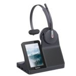 Yealink Wh64 Mono Workstation, Yealink Wh64 Workstation Is An Industry-leading Dect Wireless Headset With Dual/single-ear Options For Seamless (WH64-M-WS)