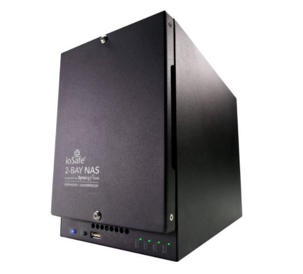 ioSafe 218 DISKLESS NAS - Two bay fireproof/waterproof NAS device with RAID 1, powered by Synology - Image 2