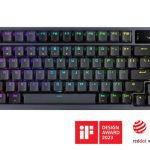ASUS ROG AZOTH/NXSM/PBT Gaming Keyboard, OLED Display, NX Storm Switch, 75 Keys, Tri-mode Connection, Black, Tactile Bump/Clicky
