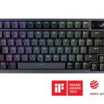 ASUS ROG AZOTH/NXSW/US/PBT (Snow Switch) Gaming Keyboard, OLED Display, NX Snow Switch, 75 Keys, Tri-mode Connection, Quiet