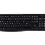 Logitech K270 2.4 GHz Wireless Full Size Keyboard 128-bit AES encryption 24-month battery life Spill resistant Durable UV-coated keys