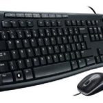Logitech MK200 USB Media Keyboard and Mouse Combo - 1000dpi USB Full-size Keyboard, Thin profile, play/pause, volume, the Internet, e-mail