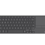 RAPOO E900T Wireless Keyboard w/ Touchpad, Up to 4 Devices Quick Switch, Ultra Slim 3.9mm, Aluminum Back, BT, 2.4Ghz.