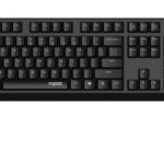 RAPOO NK1900 Wired Keyboard, Entry Level, Laser Carved Keycap, Spill-Resistant, Multimedia Hotkeys ~ NK1800