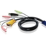Aten Kvm Cable 3m With Vga, Usb & Audio To 3in1 Sphd & Audio To Suit Cs173xb, Cs173xa, Cs175x (ls) (2L-5303U)