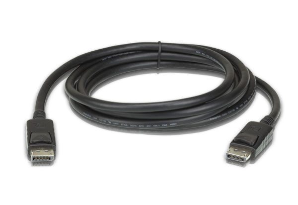 Aten 3m DisplayPort Cable, supports up to 3840 x 2160 @ 60Hz, 28 AWG copper wire construction for high-definition media connections - Image 2
