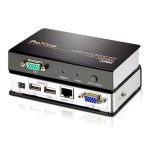 Aten Kvm Extender Kit Vga/usb Cat 5 Extender W/ Local Access, 1920×1200@60hz 30m, 1600×1200@60hz 100m, 1280×1024@60hz 150m (KVA-CE-700A)