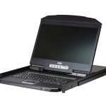 Aten Rackmount Kvm Switch 16 Port Vga W/ 18.5′ Lcd Display, 2x Custom Kvm Cables Included, 1366×768@60hz Display, Short Depth Design (CL3116NX-ATA-AU)