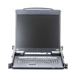 Aten 17' 1U Local/Remote Share Access 8-Port Single Rail LCD KVM over IP Switch