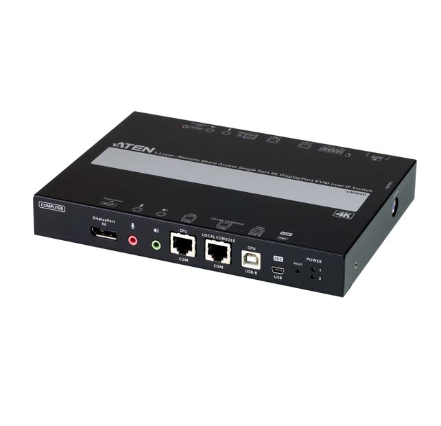 Aten CN9950 1-Local/Remote Share Access Single Port 4K DisplayPort KVM over IP Switch - Image 3