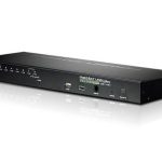 Aten Rackmount Kvm Switch 8 Port Vga Ps/2-usb, 2x Custom Kvm Cables Included, Broadcast Mode, Daisy Chainable For Up To 256 Devices (CS1708A-AT-U)