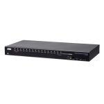 Aten Cs19216, 16- Port Usb3.0 4k Displayport Kvm Switch, Superior Video Quality, Cascadable To Two Levels-control Up To 256 Computers, Video Dynasync™ (CS19216-AT-U)