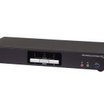 Aten Desktop Kvmp Switch 2 Port Dual Display 4k Displayport W/ Audio, Cables Included, 2x Usb Port, Selection Via Front Panel (CS1942DP-AT-U)