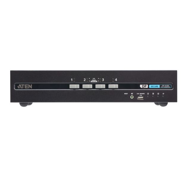 Aten 4-Port USB DisplayPort Dual Display Secure KVM Switch with CAC (PSD PP v4.0 Compliant) - Image 3