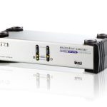 Aten Desktop Kvmp Switch 2 Port Dual Display Vga W/ Audio, 2x Custom Kvm Cables Included, 2x Usb Port, Selection Via Front Panel (CS1742C-AT)
