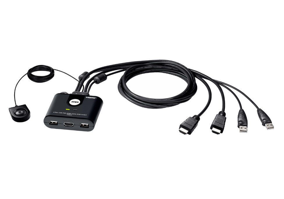 Aten 2-Port USB Full HD HDMI Cable KVM Switch - Image 5