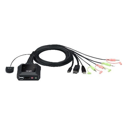 Aten 2-Port USB-C DisplayPort Hybrid Cable KVM Switch - Image 7