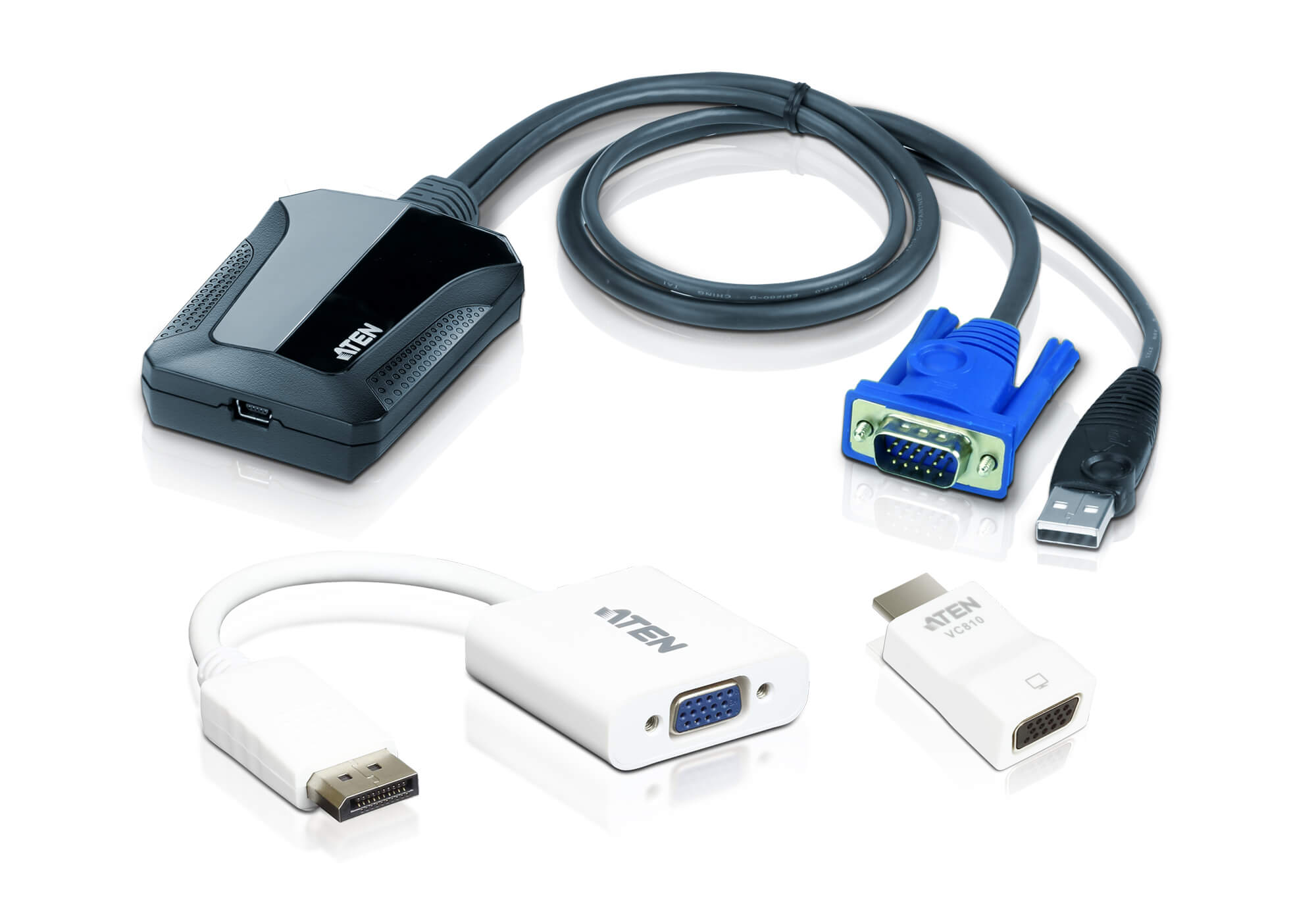 Aten Laptop USB KVM Console Crash Cart Adapter IT Kit - Image 6