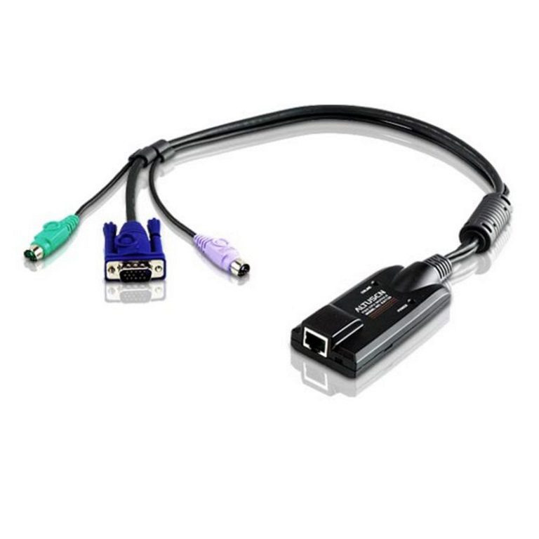 Aten KVM Cable Adapter with RJ45 to VGA & PS/2 for KH, KL, KM and KN series - Image 2