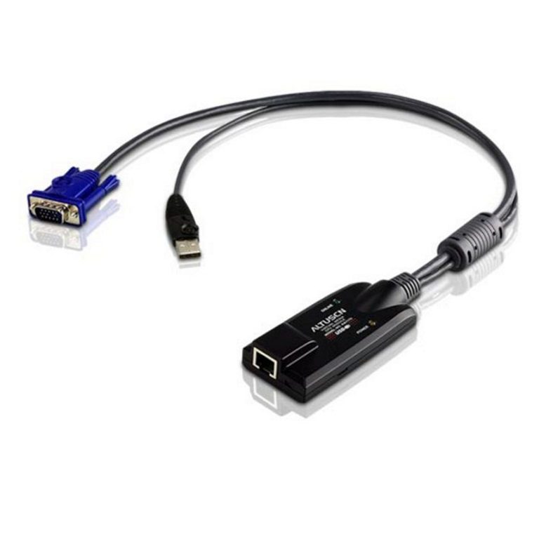 Aten KVM Cable Adapter with RJ45 to VGA & USB, Supports Virtual Media - Image 3