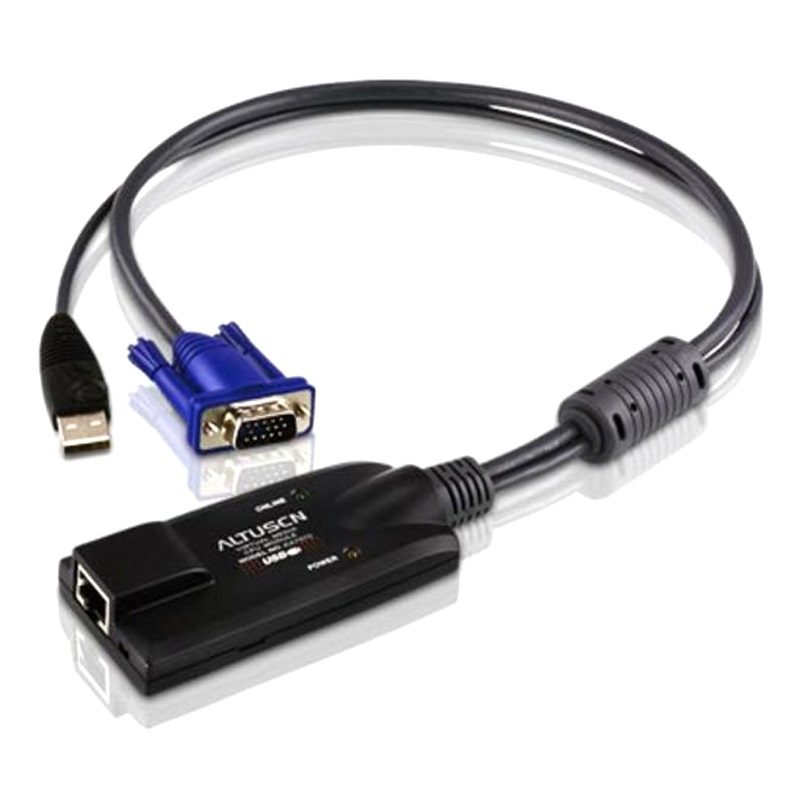 Aten KVM Cable Adapter with RJ45 to VGA & USB to suit KH15xxA, KH25xxA, KL15xxA series - Image 2