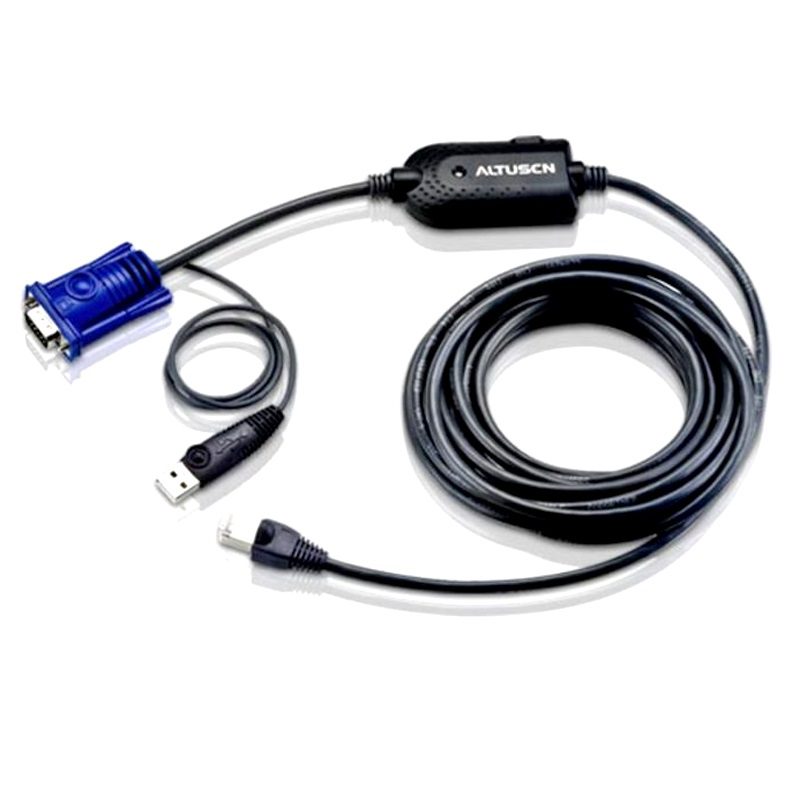 Aten KVM Cable Adapter with RJ45 Male 4.5M cable to VGA & USB to suit KH and KL series except KL1108V/KL1116V - Image 2