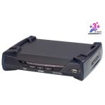 Aten Dvi Dual Link Kvm Over Ip Receiver With Dual Dc Power, Supports Up To 2560 X 1600 @ 60 Hz, Usb And 3.5mm Audio Input And Output (KE6910R-AX-U)