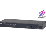 Aten Rackmount Kvm Switch 1 Console 8 Port Multi-interface Cat 5, Kvm Cables Not Included, Daisy Chainable For Up To 256 Devices (KH1508A-AX-U)