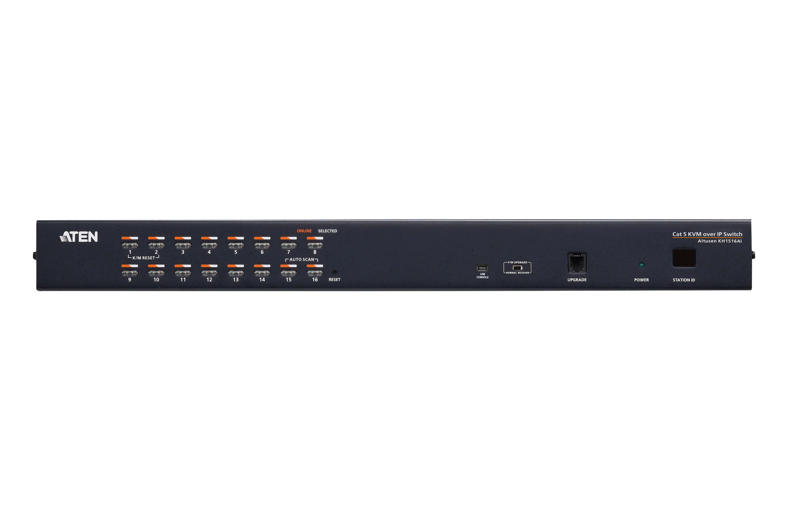 Aten 16-Port Cat 5 KVM over IP Switch with Daisy-Chain Port - Image 4