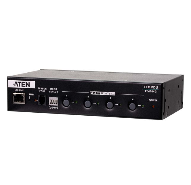Aten 4 Port 1U 10A Smart PDU with outlet control, 4xC13 Outlets, 100 - 240 VAC, Two-level password security, Remote authentication support: RADIUS - Image 4