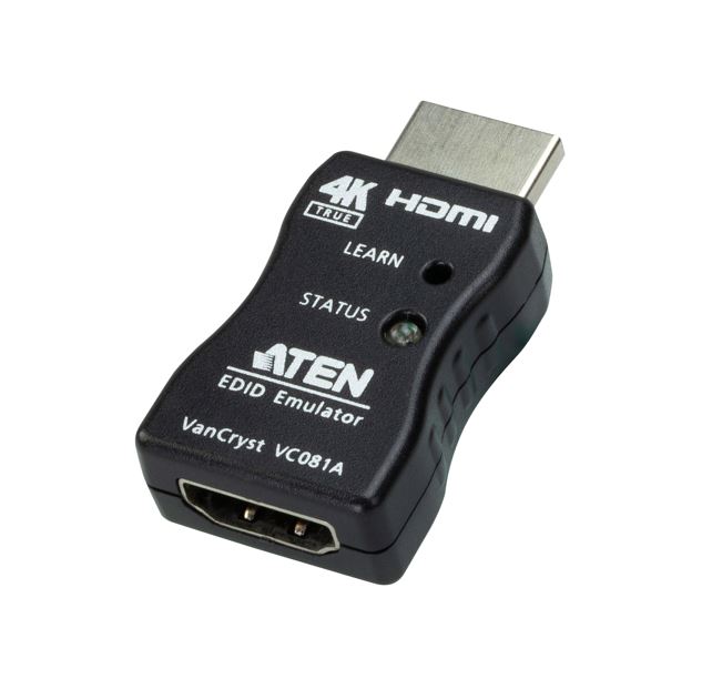 Aten VC081A True 4K HDMI EDID Emulator Adapter, Superior video quality up to 3840 x 2160 @ 60Hz (4:4:4), LED indicators, Powered by HDMI Source - Image 4