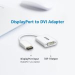 Aten Displayport To Dvi Adapter, Converts Displayport Signals To Dvi Output, Displayport 1.2 A Compliant, Supports Vga, Svga, Xga (KVA-VC-965)