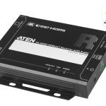 Aten Hdmi Hdbaset Receiver With Scaler, Supports Up To 4k @ 100m, 1080p @ 150m Over Long Reach Mode, Bi-directional Ir And Rs232 (VE816R-AT-U)