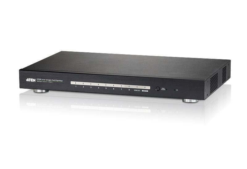 Aten Professional Video Splitter 8 Port HDMI Over Single Cat 5 Splitter, Ultra HD 4kx2k & 1080p Full HD - Image 3