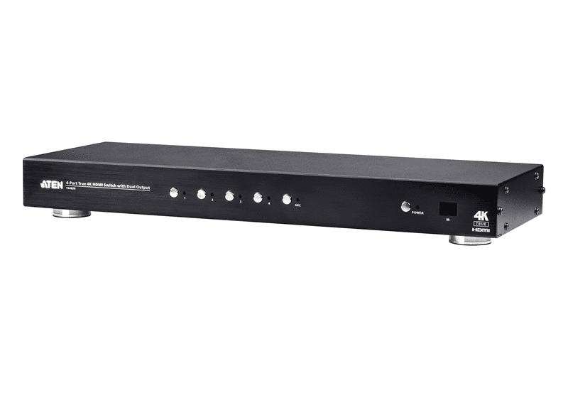 Aten 4 Port Dual Output True 4K HDMI Switch, select input ports via RS232 control, HDCP 2.2 compliant, IR Extension - Image 3
