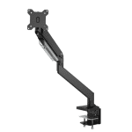 Brateck Single Monitor Heavy-Duty Gas Spring Aluminum Monitor Arm Fit Most 17'-35' Monitor Up to15kg per screen (LS)