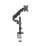 Brateck Single Monitor Heavy-duty Aluminum Gas Spring Monitor Arm Fit Most 17′ – 35′ Monitors Up To12kg Per Screen Vesa 75×75/100×100 (LDT47-C012N)