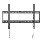 Brateck Fixed TV Wall Mount For 37'-80' up to 75KG, VESA Compatible: 150x100,200x100,150x150,200x200,300x200,200x400,600x300,600x400 Black (LS)