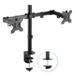 mbeat® activiva ErgoLife Dual Monitor Screen Double Joint Monitor Arm Detachable VESA 360° Rotary Two Mounting Options Net Weight: 4.3kg (LS)