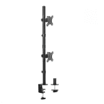 mbeat® activiva Dual-Screen Articulating Vertical Monitor Arm is designed for ultimate workspace efficiency and ergonomic comfort (LS)