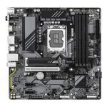 Gigabyte B760M DS3H WIFI6E GEN5 Intel LGA 1700 mATX Motherboard, 4x DDR5 ~256GB, 1x PCI-E x16, 2x M.2, 4x SATA, 5x USB 3.2, 6x USB 2.0