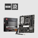 MSI B650M BOMBER WIFI AMD AM5 MATX Motherboard, 2x DDR5 ~128GB, 1x PCI-E x16, 2x M.2, 4x SATA, 6x USB 2.0